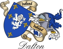 Clan/Sept Crest Wall Shield for the Dalton Clan