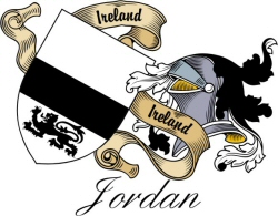 Clan/Sept Crest Wall Shield for the Jordan (MacSurtain) Clan