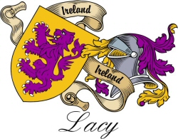 Clan/Sept Crest Wall Shield for the Lacy Clan