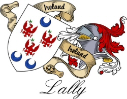 Clan/Sept Crest Wall Shield for the Lally (O'Mullally) Clan