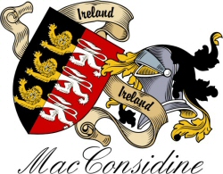 Clan/Sept Crest Wall Shield for the MacConsidine Clan