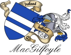Clan/Sept Crest Wall Shield for the MacGilfoyle Clan