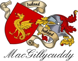 Clan/Sept Crest Wall Shield for the MacGillycuddy Clan