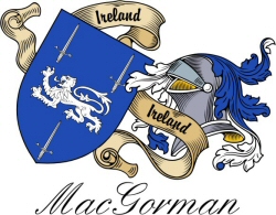 Clan/Sept Crest Wall Shield for the MacGorman Clan
