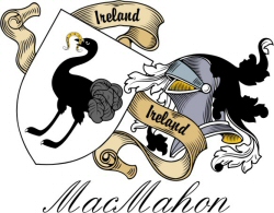 Clan/Sept Crest Wall Shield for the MacMahon Clan