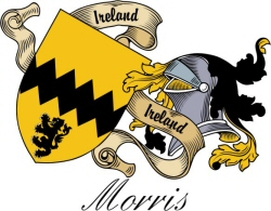 Clan/Sept Crest Wall Shield for the Morris Clan