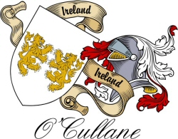 Clan/Sept Crest Wall Shield for the O'Cullane (Collins) Clan