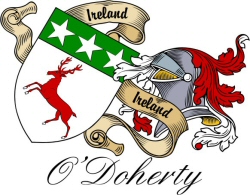 Clan/Sept Crest Wall Shield for the O'Doherty Clan