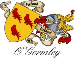 Clan/Sept Crest Wall Shield for the O'Gormley Clan