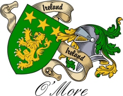 Clan/Sept Crest Wall Shield for the O'More Clan