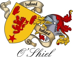 Clan/Sept Crest Wall Shield for the O'Shiel Clan