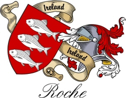Clan/Sept Crest Wall Shield for the Roche Clan
