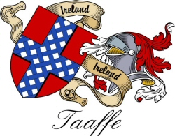 Clan/Sept Crest Wall Shield for the Taaffe Clan