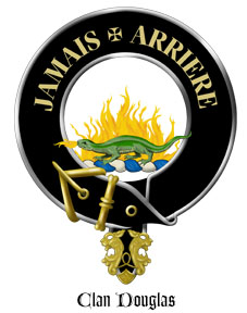 Clan Crest Wall Shield for the Douglas Scottish Clan