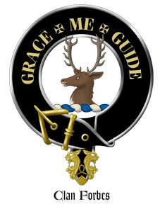 Clan Crest Wall Shield for the Forbes Scottish Clan