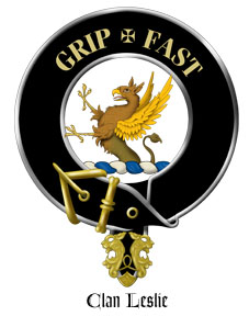 Clan Crest Wall Shield for the Leslie Scottish Clan