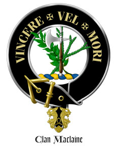 Clan Crest Wall Shield for the MacLaine Scottish Clan