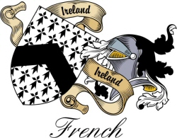 Clan/Sept Crest Wall Shield for the French Clan