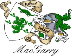 Clan/Sept Crest Wall Shield for the MacGarry Clan
