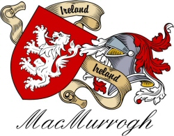 Clan/Sept Crest Wall Shield for the MacMurrogh Clan