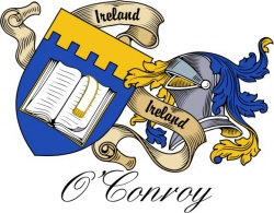 Clan/Sept Crest Wall Shield for the O'Conroy (O'Mulconry) Clan
