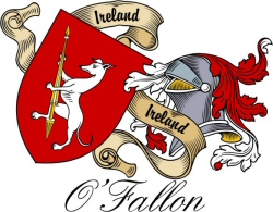 Clan/Sept Crest Wall Shield for the O'Fallon Clan