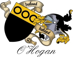Clan/Sept Crest Wall Shield for the O'Hogan Clan