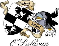 Clan/Sept Crest Wall Shield for the O'Sullivan Beare Clan