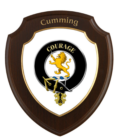 Clan Crest Wall Shield for the Cumming Scottish Clan