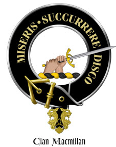 Clan Crest Wall Shield for the MacMillan Scottish Clan