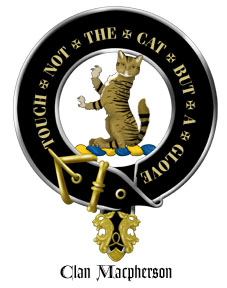 Clan Crest Wall Shield for the MacPherson Scottish Clan
